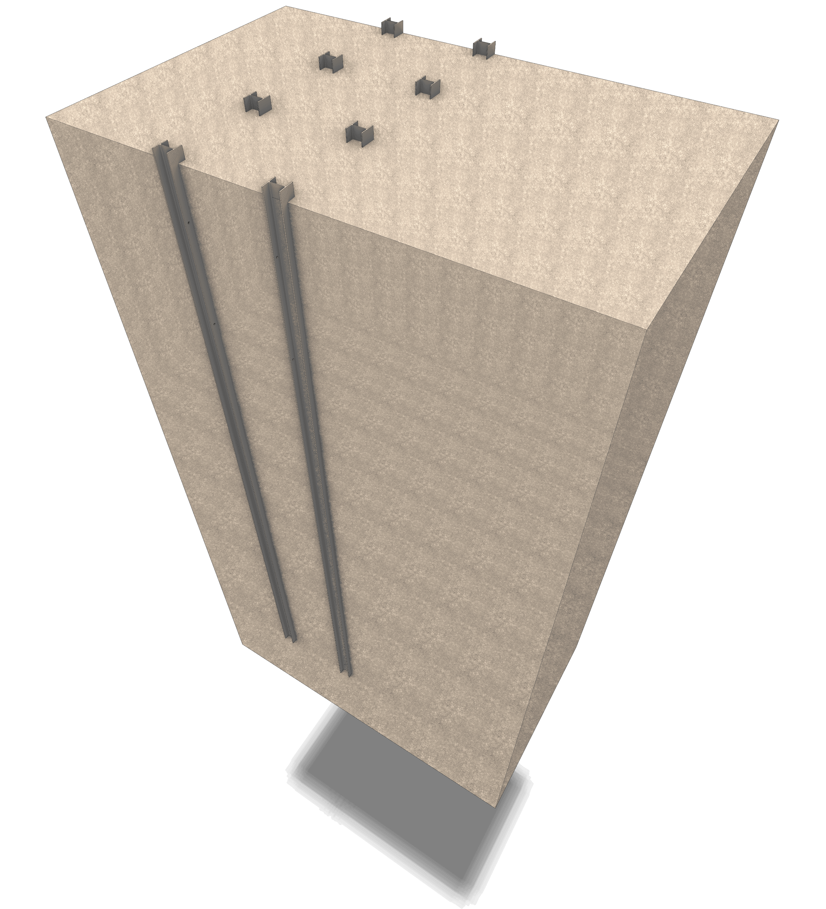 H-pile 엄지말뚝 전,후열 근입