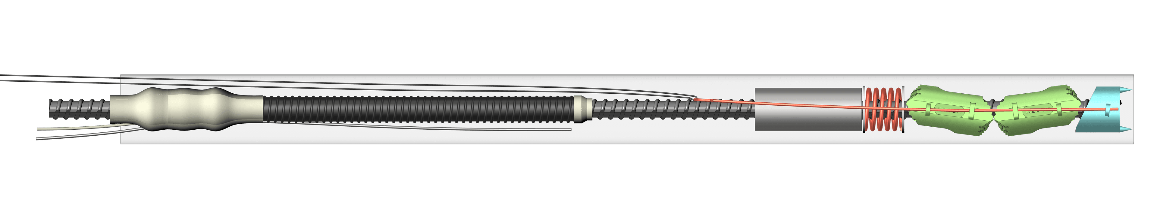 천공 및 보강재 삽입